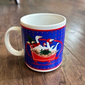 1980’s Country Goose Holiday Coffee Mug